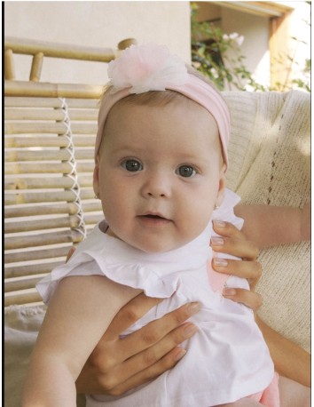 Mayoral Diadema  color Rosa Baby