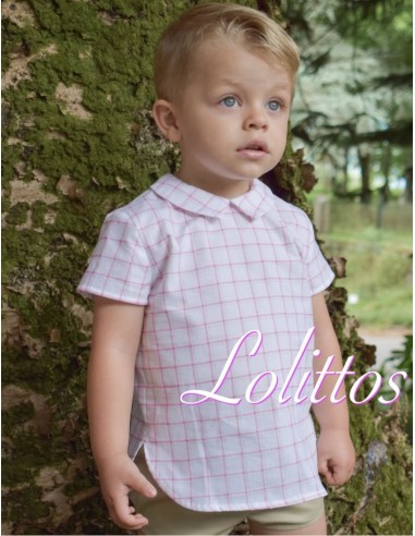 Lolittos colección Grecia Pantalón-Rana + Camisa