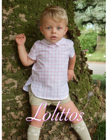 Lolittos colección Grecia Pantalón-Rana + Camisa