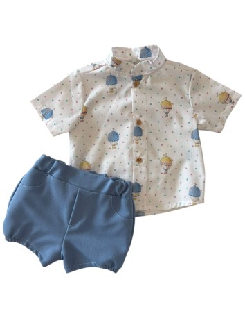 Valentina Bebes colección Balloon blue Conjunto niño