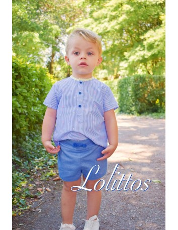 Lolittos colección Alleres Pantalón-Rana y Camisa niño 2