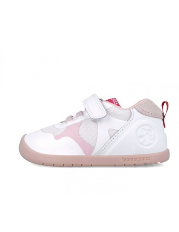 Biomecanics deportivas Blanco y Rosa con rejilla 2