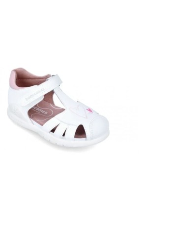 Biomecanics Sandalia corazones color Blanco