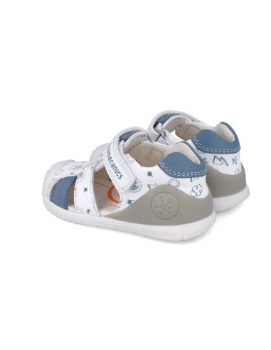 Biomecanics Sandalia estampada color  Blanco e...