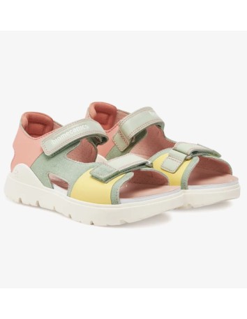 Biomecanics Sandalias Urban piel Serraje colores Pasteles
