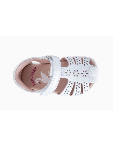 Pablosky Sandalias 037200 piel color blanco...