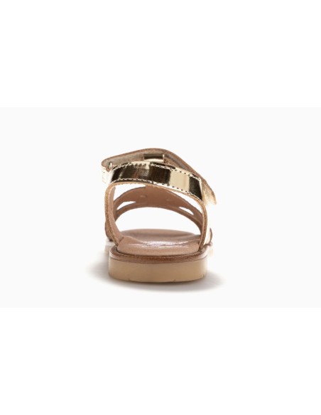 Pablosky Sandalias 056586 piel color dorado colección verano 2025