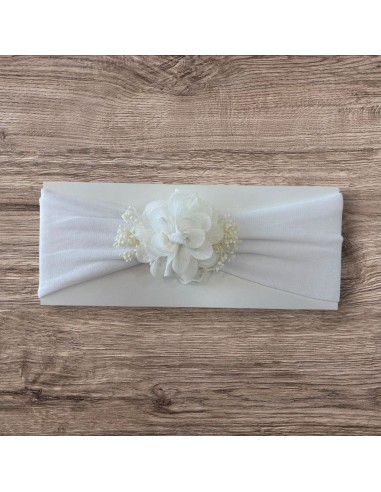 Siena Cinta ancha pelo Bebé Blanco
