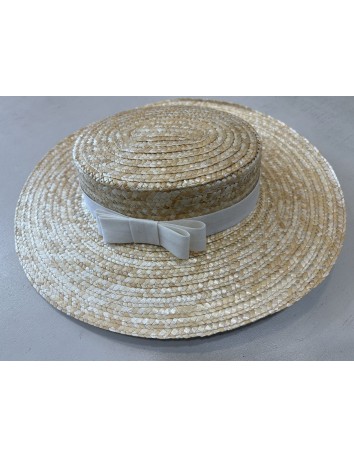 Siena Canotiers con diadema y lazo zapatero en Beige