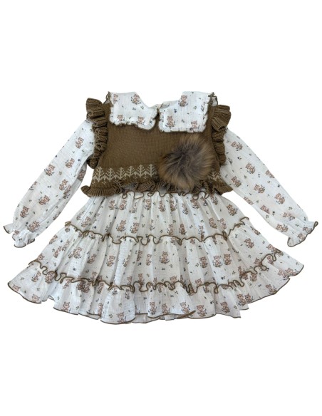 Lolittos colección Fábula Vestido niña + Chaleco