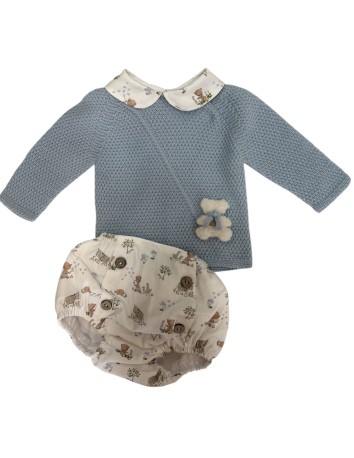 Pangasa conjunto niño colección Ranita Teddy Celeste... 2
