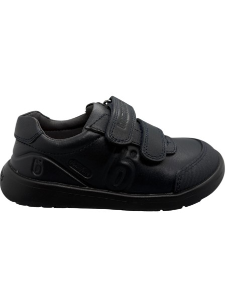 Biomecanics zapato colegial niño en napa color marino