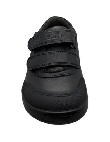 Biomecanics zapato colegial niño en napa color marino 2
