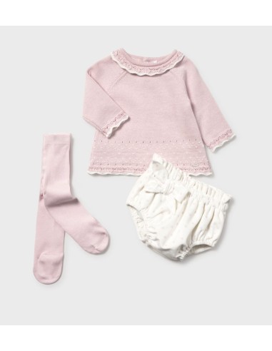 Mayoral Conjunto Short y leotardo tricot