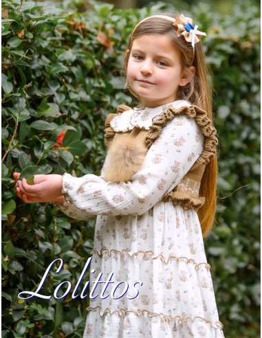 Lolittos colección Fábula Vestido niña + Chaleco