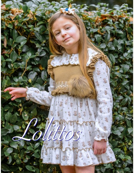 Lolittos colección Fábula Vestido niña + Chaleco