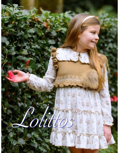 Lolittos colección Fábula Vestido niña + Chaleco