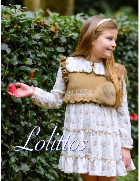 Lolittos colección Fábula Vestido niña + Chaleco