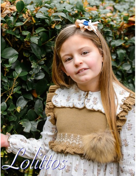Lolittos colección Fábula Vestido niña + Chaleco