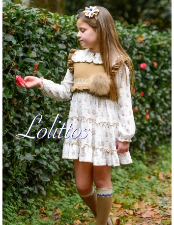 Lolittos colección Fábula Vestido niña + Chaleco