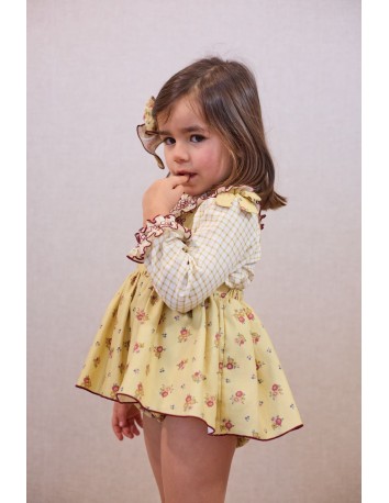 La Martinica colección Real Ranita + Blusa cuadros
