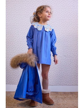La Martinica colección Children Chocolate Vestido Cuello...