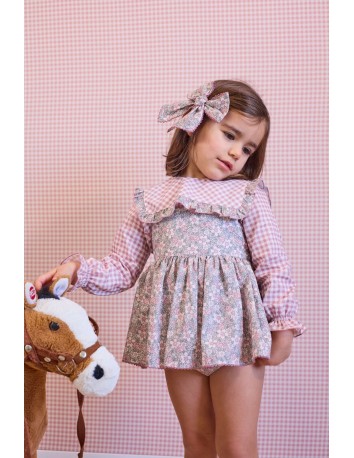 La Martinica colección Viena Ranita + Blusa cuadros