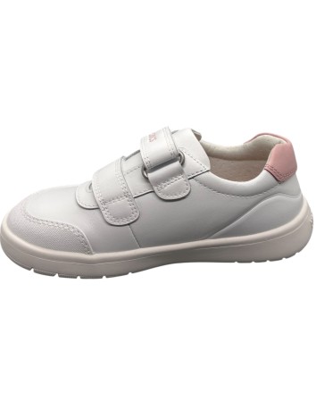 Biomecanics deportiva blanca y rosa napa colegial 2