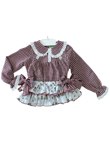 Pio Pio colección Guinda Conjunto niña 2