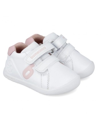 Biomecanics deportivas Blanco y Rosa