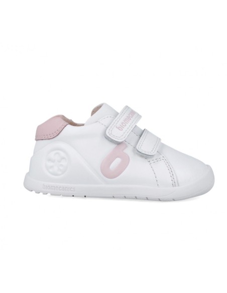 Biomecanics deportivas Blanco y Rosa