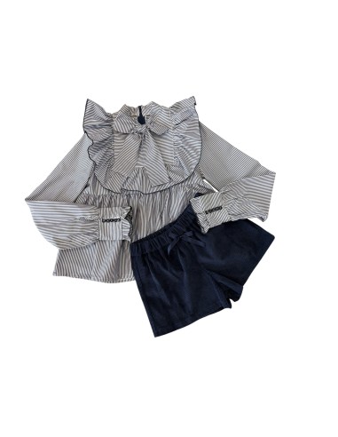 Mon Petit Bonbon colección Rayas Conjunto niña