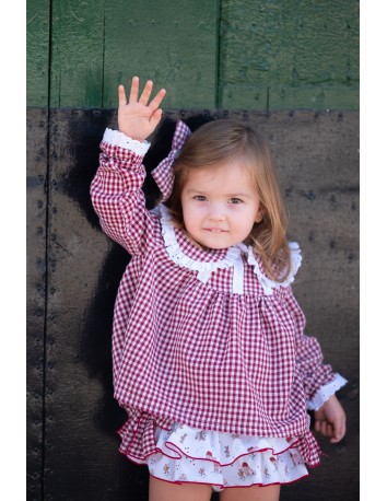 Pio Pio colección Guinda Conjunto niña