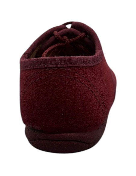 Zapato Blucher Niño color Burdeos