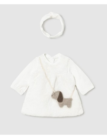 Mayoral Vestido combinado con pelito
