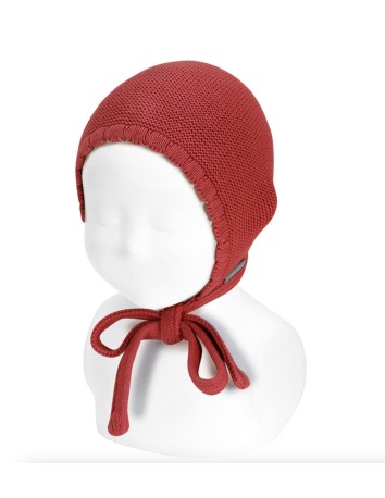 Cóndor Capota de bebé en punto bobo color Red Velvet 578