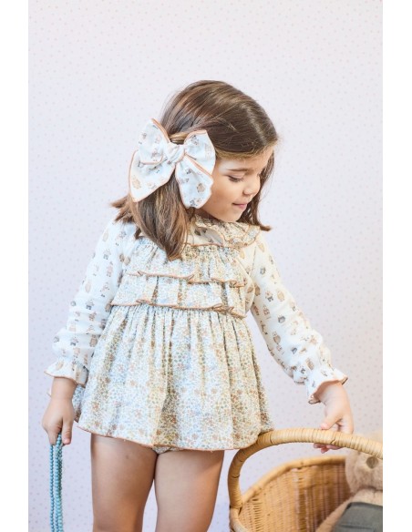 La Martinica colección Montpellier Ranita flores + Blusa Ositos
