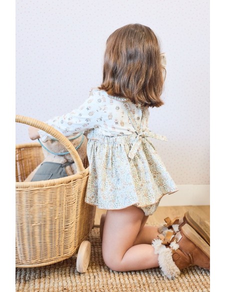 La Martinica colección Montpellier Ranita flores + Blusa Ositos
