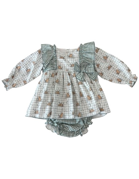 Valentina Bebes colección Donatela Jesusito verde