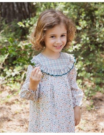 Paloma de la O colección Tealora Vestido Canesú