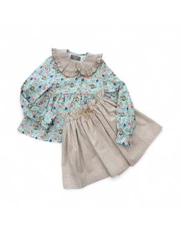 Mon Petit Bonbon colección Casitas/Pájaros Conjunto niña