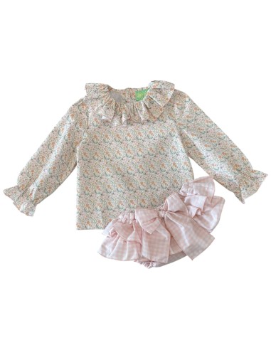 Pio Pio colección Vichy Salmón Conjunto niña