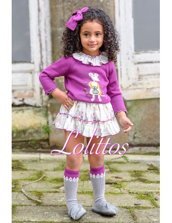 Lolittos colección Ratoncitos  Jubón + Cubre niña