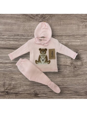 Lolittos Conjunto Polaina y capota niña colección Bear