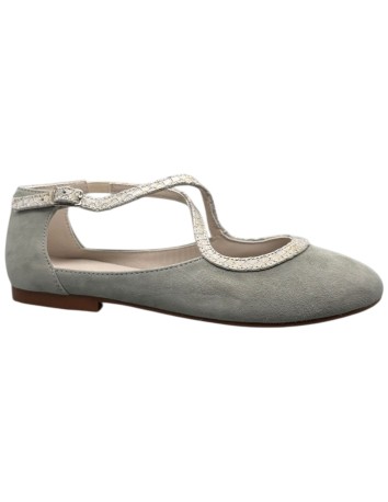 Guxs Zapato Niña modelo Ceremonia piel ante Salvia