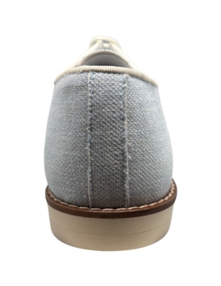 Guxs zapato blucher niño color lino tex celeste