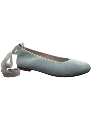 Guxs Zapato Niña modelo Ballet serraje salvia