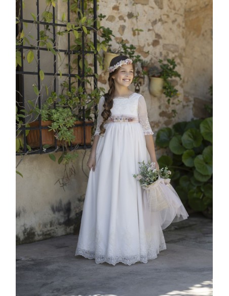 Alhuka Vestido de Comunión Aluna