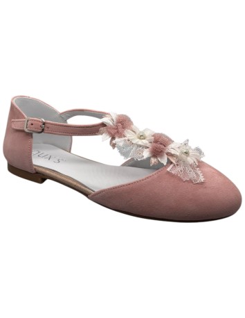 Guxs Zapato Niña modelo Gilda ante suede nude