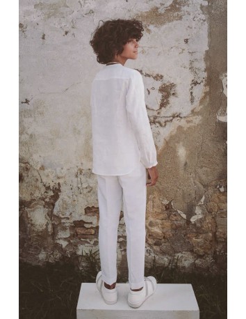 Hortensia Maeso Camisa Gerard Blanca comunión niño 2026 2